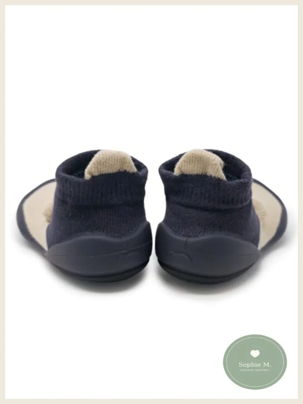 Unisex Toddler Sock Shoes, Non-Slip TPE Rubber Sole, Air Pocket Cushion